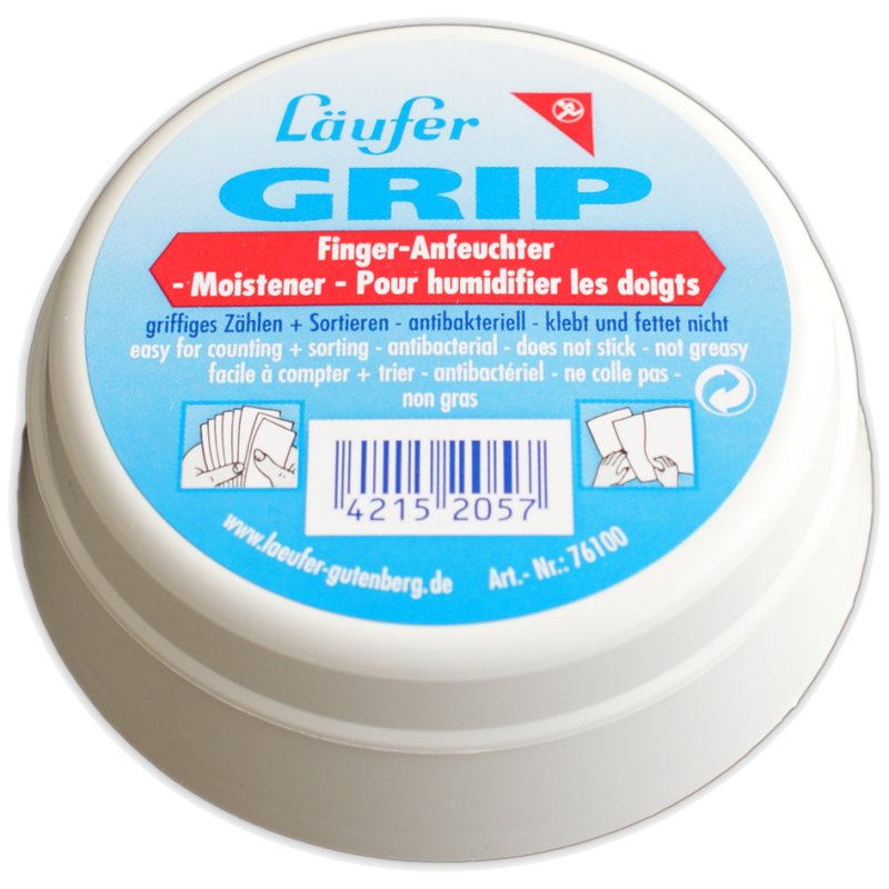 Läufer Fingera finger moistener, yellow, diameter 70 mm, height 17 mm